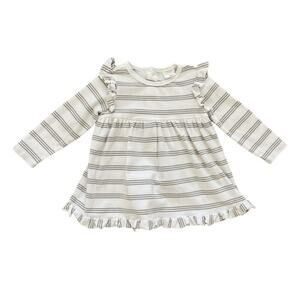 Firsts By Petit Lem Striped Dress 12m